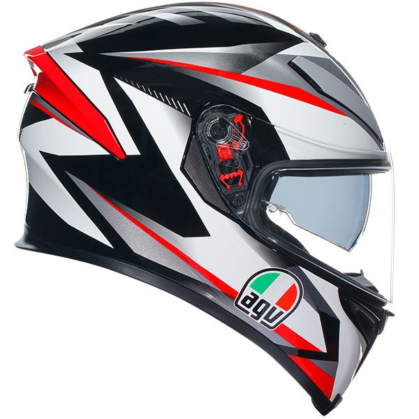AGV AGV K5-S - Plasma White / Black / Red
